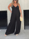 V-Neck Jumpsuit