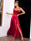 Satin Maxi Dress