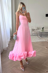 Graceful Flowing Midi Dress