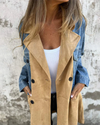 Denim and Camel Coat