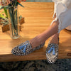 Moccasin with Fringes and Pattern