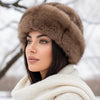 Elegant Hat Made from Natural Mink Fur