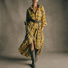 Plaid Shirt Dress with Belt