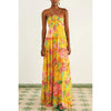 Floral Print Layered Dress