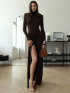 Modern Dress with High Slit