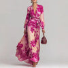 Floral Wrap Maxi Dress