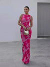 Elegant Floral Maxi Dress