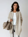 Wool Blend Button Closure
