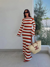Women's Cotton Knit Maxi Dress