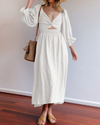Sleeve Midi Dress