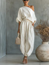 Off-Shoulder Two-Piece Set