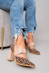 Sues Sandals with Panther Print