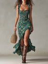 Boho Retro Maxi Dress