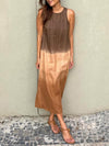 Stylish Print Maxi Dress