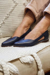 Ballet Flats with Side Cut Out