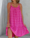 Printed Camisole Midi Dress