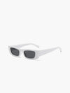 Chic Olive White Sunglasses