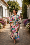 Elegant Floral Midi Dress