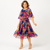 Comfortable Plus Size Chiffon Dress
