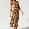 Elegant Printed Maxi Dress