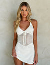 Halter Tie Beach Mini Dress