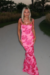 Pink Floral Dress with Knotted Straps