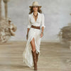 Belted Shirt Dress