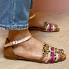 Multi Strap Flat Sandal