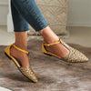 T Strap Ballet Flats