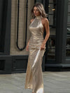 Radiant Metallic Dress