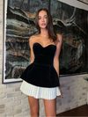 Elegant Contrast Dress