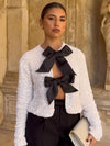 Glittery Bow Top