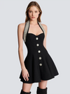Iridescent Black Halter