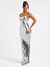Metallic Maxi Dress