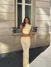 Two-Piece Satin Set