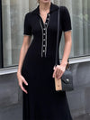 Loose High Waist Maxi Dress