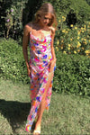 Floral Slit Dress
