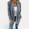 Classic Checkered Blazer
