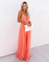 Coral Light Maxi Dress